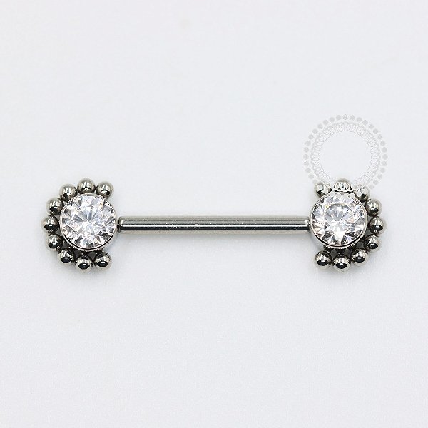 TN1040 Nipple Indiano Push Pin Unilateral Titânio ASTM F136