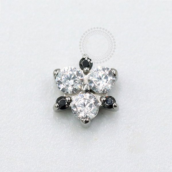 TN1055 Topo Trinity Cristal E Black Titânio ASTM F136