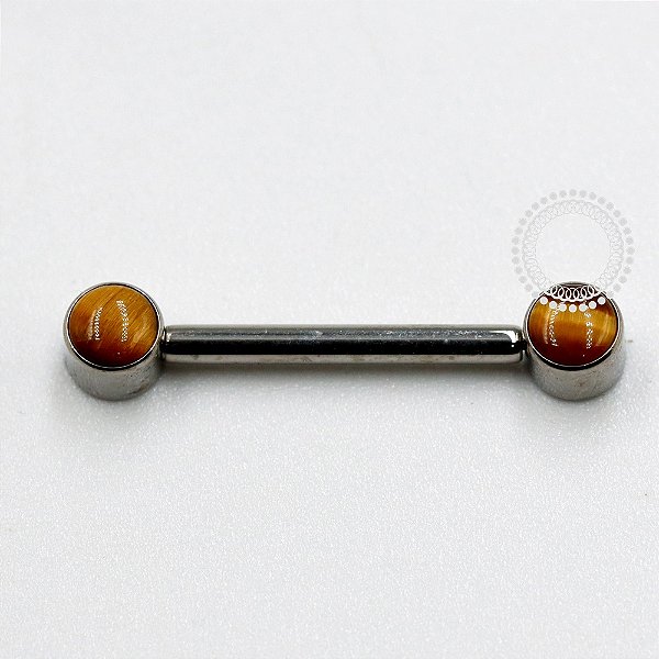 TN1124 Nipple Olho De Tigre Push Pin Unilateral Titânio ASTM F136