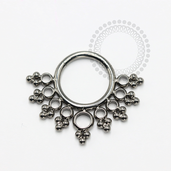 TN1141 Segmento Frontal 8mm Indiano Titânio ASTM F136