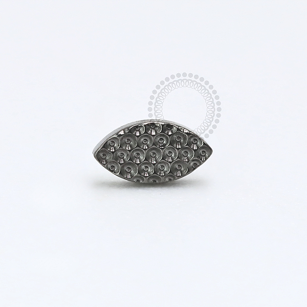 TN1145 Topo Navete Martelado Push Pin Titânio ASTM F136