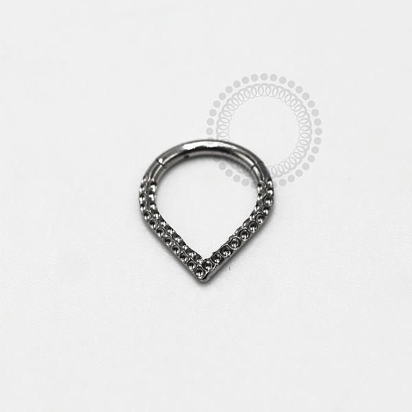 TN1152 Segmento Gota Martelado Titânio ASTM F136