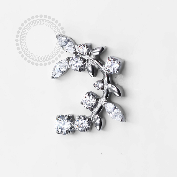 TN1229 Topo Cluster Curvado Zirconias  Titânio ASTM F-136