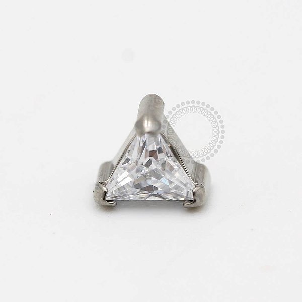 TN125 Topo Zirconia Triangular Titânio ASTM F-136