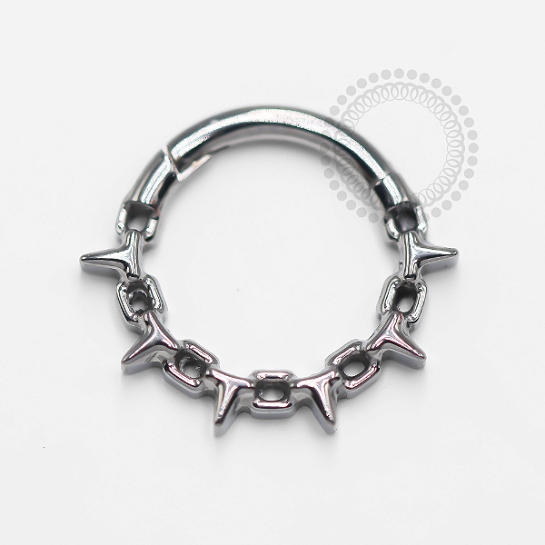 TN1274 Segmento Correntes e Espinhos Titânio ASTM F-136