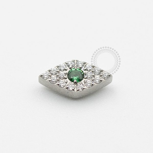 TN1292 Topo Olho Cravejado Titânio ASTM F136