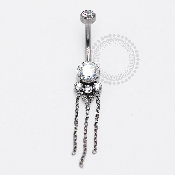 TN1326 Navel Zirconias e Correntes Titânio ASTM F-136