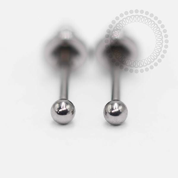 TN1373 Brinco Esfera Tarraxa Confort  Titânio ASTM F136