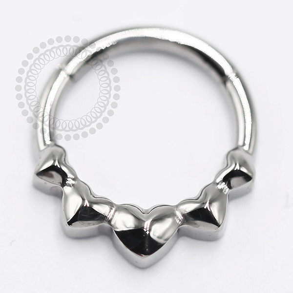 TN1411 Segmento Frontal 8mm Corações Titânio ASTM F136