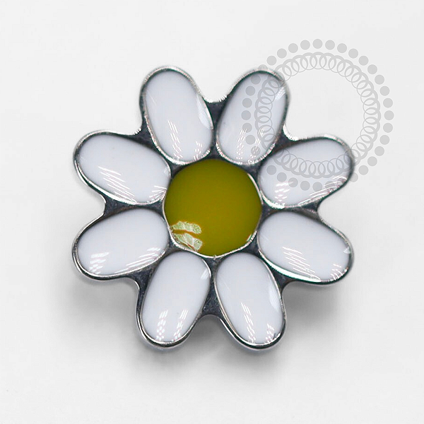 TN1434 Topo Margarida Resinada Titânio ASTM F-136