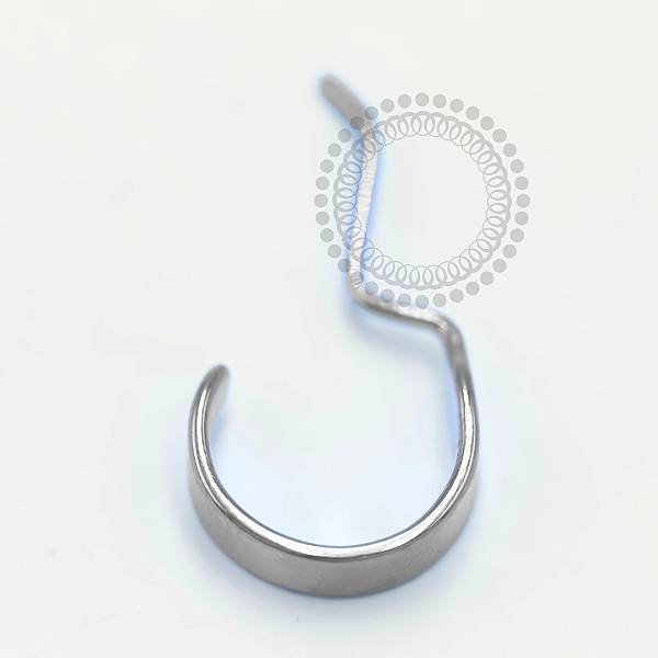 TN1551 Argola Exótica Labial 10mm Titânio ASTM F136