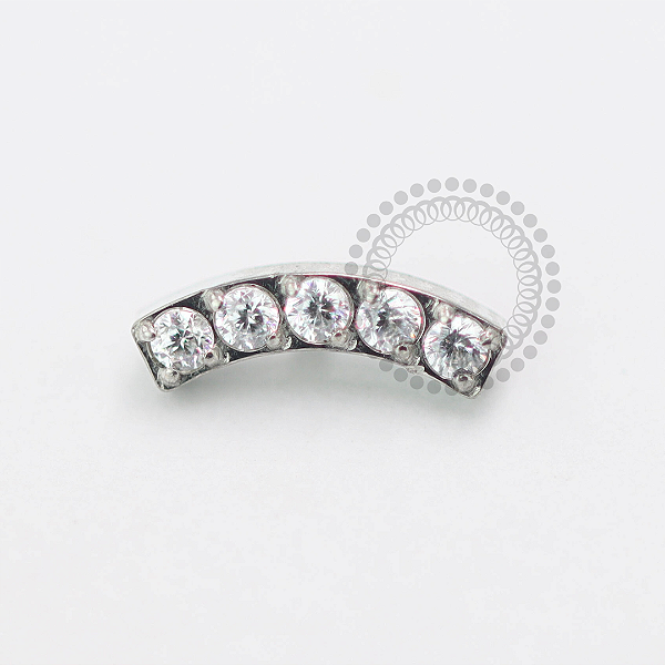 TN1569 Topo  Mini Cluster 5 CZ Titânio ASTM F-136