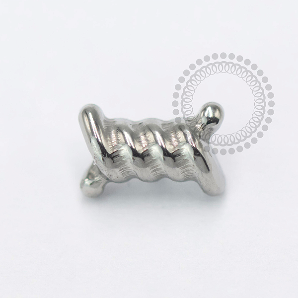 TN1629 Topo Fios Torcidos Titanio ASTM F136