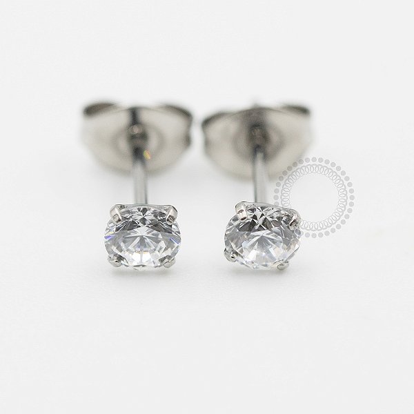 TN1725 Brinco Zircônia Tarraxa Borboleta Titânio ASTM F136