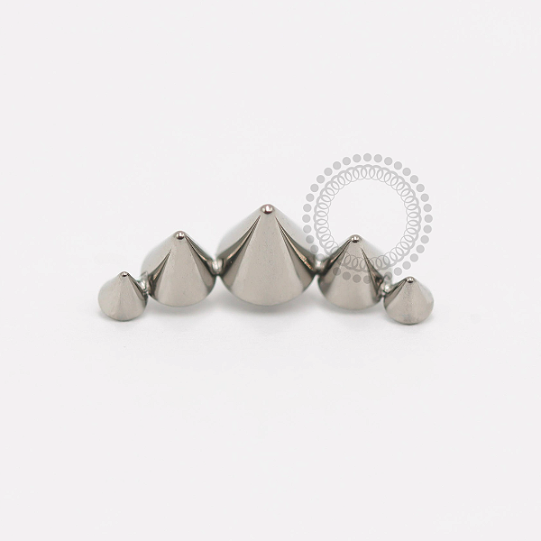 TN1827 Topo Cluster Spike Titânio ASTM F-136