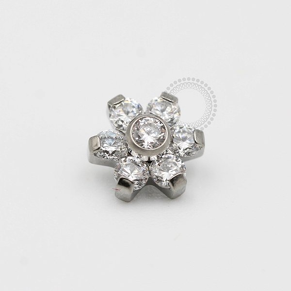 TN193 Topo Flor Zirconias Titânio ASTM F-136