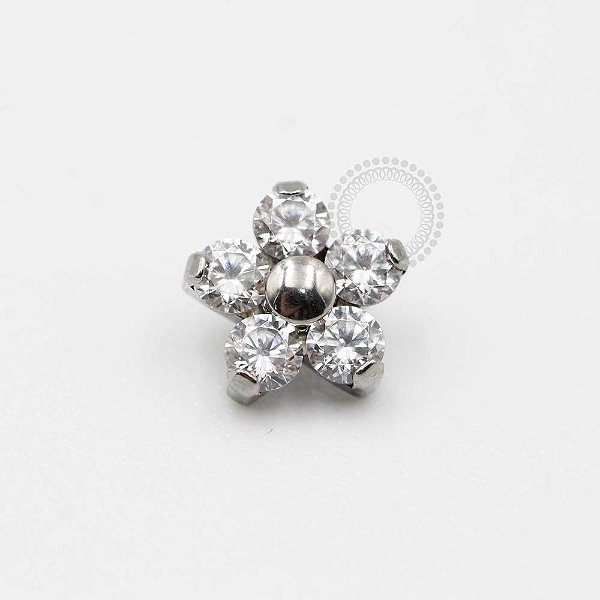 TN278 Topo Flor Zirconias 5.4mm Titânio ASTM F136