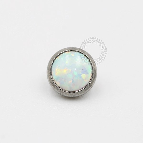 TN326 Topo Microdermal 1.6mm Opala Branca Titânio ASTM F136