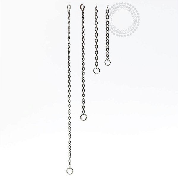 TN393 Corrente Fina Elo 0.5mm Titânio ASTM F136