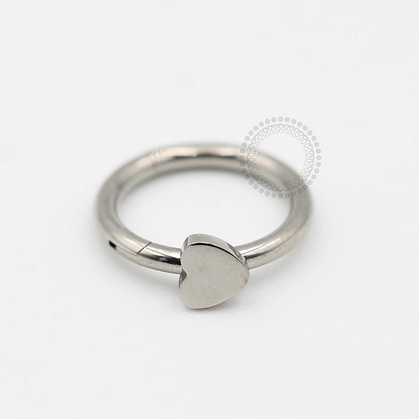 TN472 Segmento Coração Liso Titânio ASTM F136