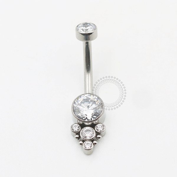 TN581 Navel Zirconias Flat Esferas Titânio ASTM F136