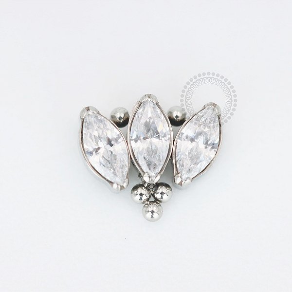 TN606 Topo 3 Navetes e Esferas Titânio ASTM F136