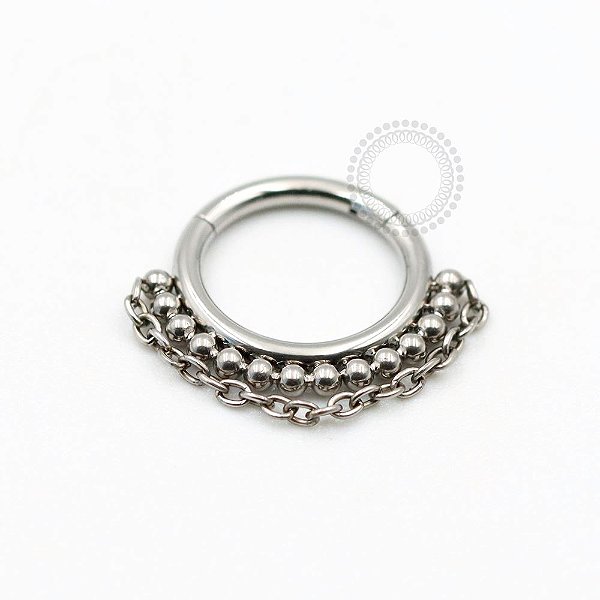 TN771 Segmento Esferas e Corrente Titânio ASTM F136