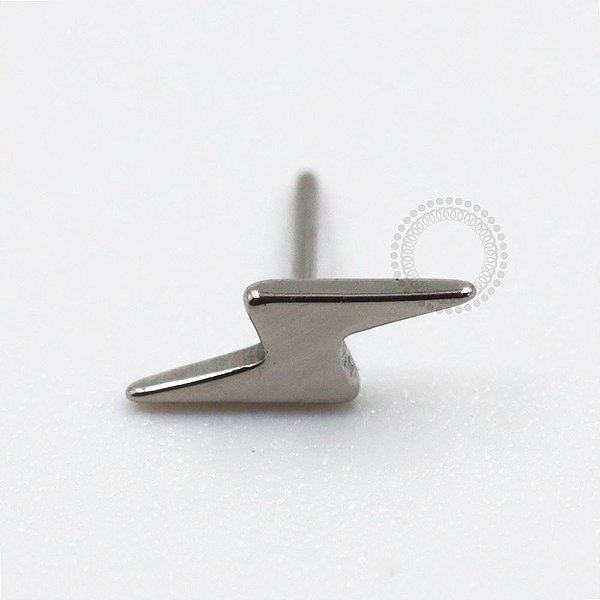 TN778 Topo Mini Raio Push Pin Liso Titânio ASTM F136