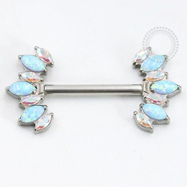 TN782 Nipple Navetes CZ-OP Push Pin Unilateral Titânio ASTM F136