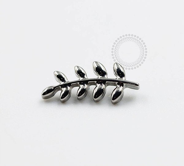 TN852 Topo Galho Folhas Lisas Titânio ASTM F136