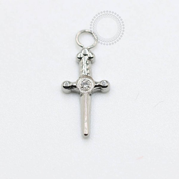 TN880 Pingente Adaga Titânio ASTM F136