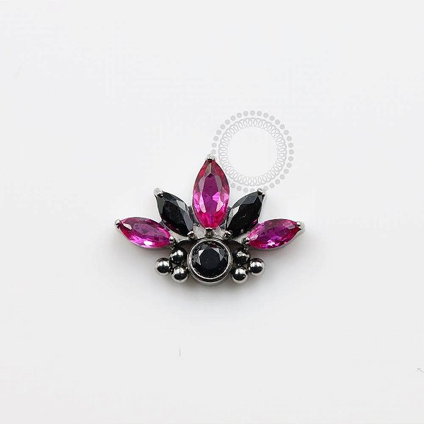 TN917 Topo Cluster Navetes Black Pink Titanio ASTM F136