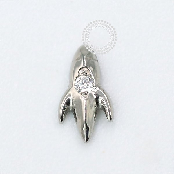 TN1059 Topo Foguete CZ Titânio ASTM F-136 (OUTLET)