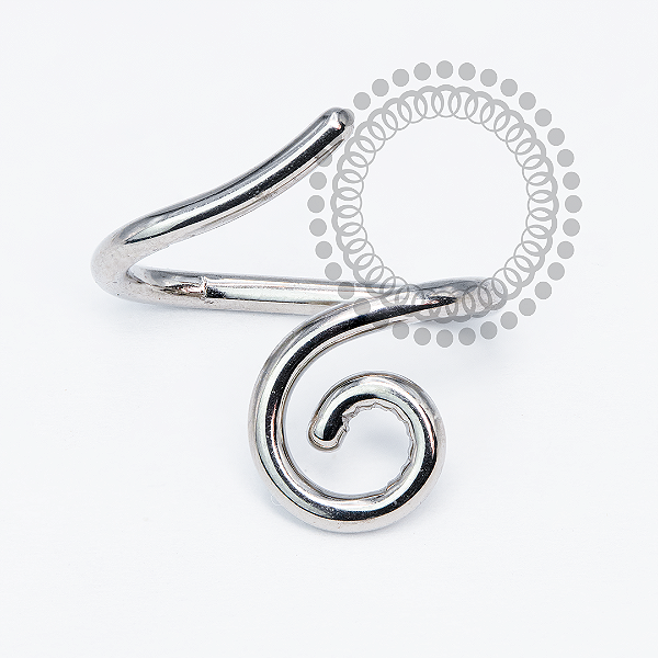 TN2072 Segmento Espiral Bridge Titânio ASTM F136