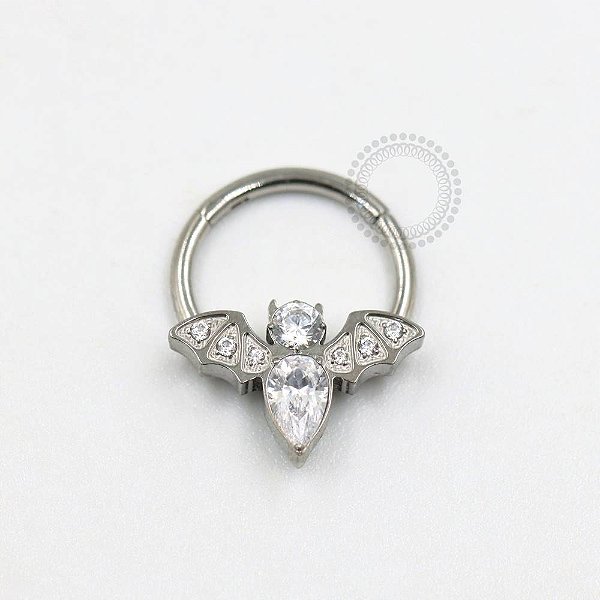 TN274 Segmento Morcego Frontal CZ Titânio