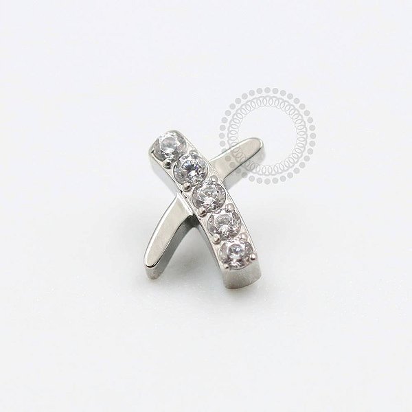 TN337 Topo X Cravejado Titânio ASTM F136