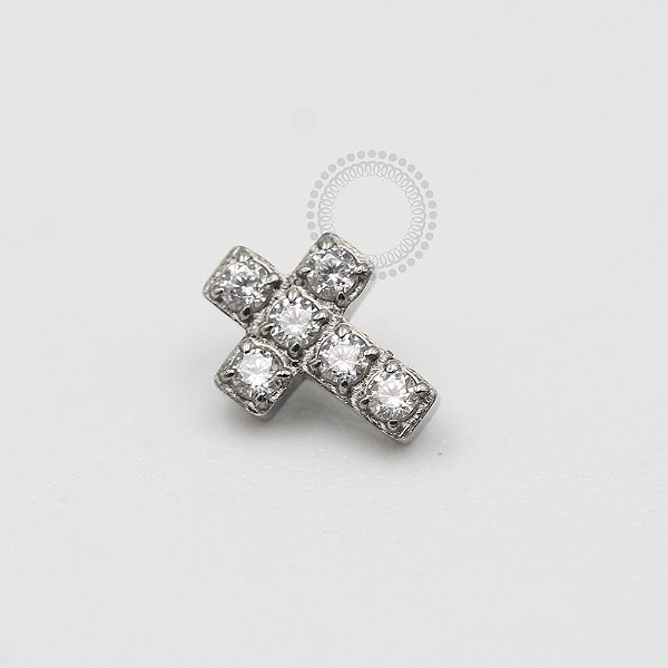 TN452 Topo Cruz CZ Titânio ASTM F136