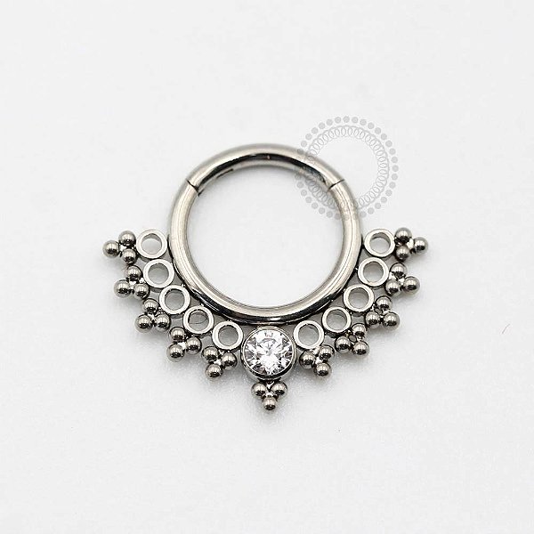 TN464 Segmento Frontal Indiano CZ Central Titânio