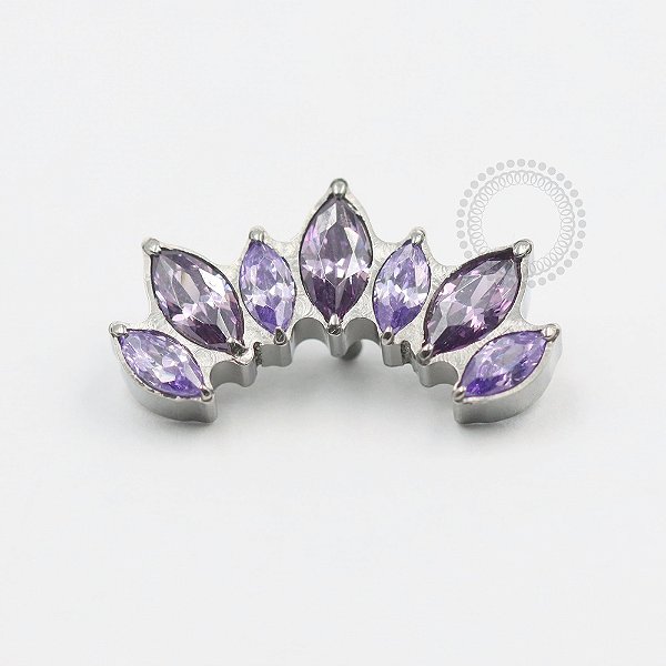 TN540 Topo Cluster Navetes Roxo Titânio ASTM F136