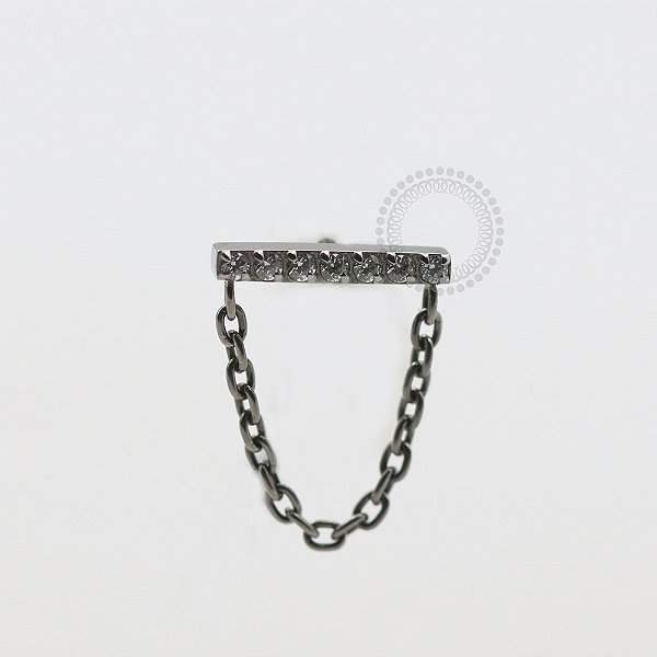 TN604 Topo Barra CZ Corrente Titanio ASTM F136