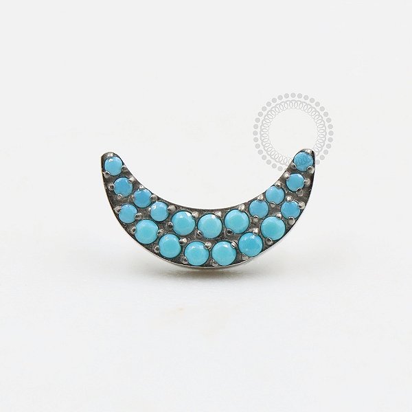 TN692 Topo Lua Turquesa Titanio ASTM F136