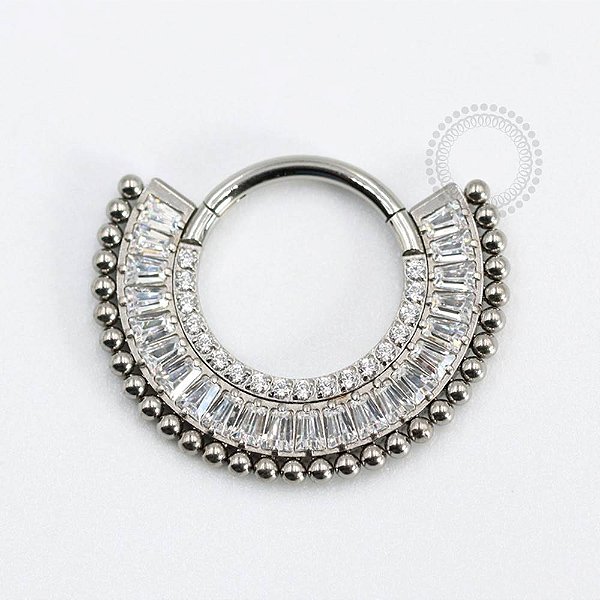 TN747 Segmento Frontal CZ e Esferas Titânio ASTM F136