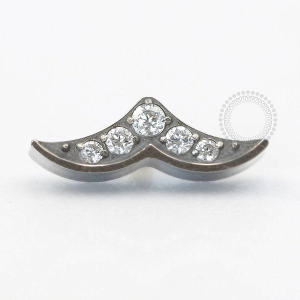 TN757 Topo Calda de Baleia CZ Titânio ASTM F136