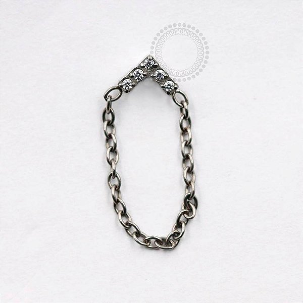 TN866 Topo V com Corrente Titânio ASTM F136