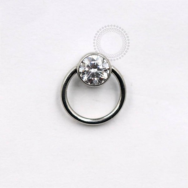 TN872 Topo Zirconia com Argola Titânio ASTM F136