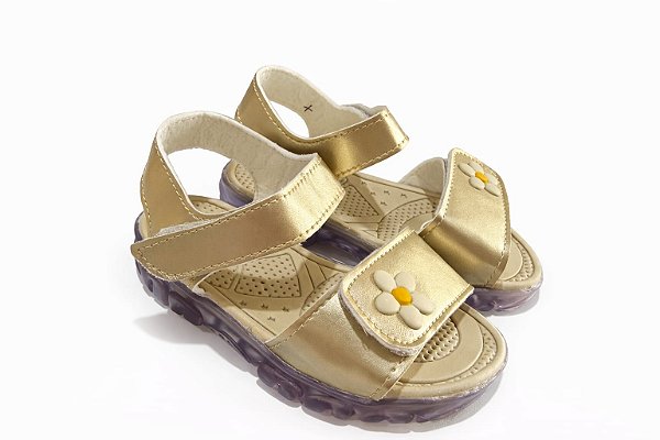 Sandália lala baby ouro