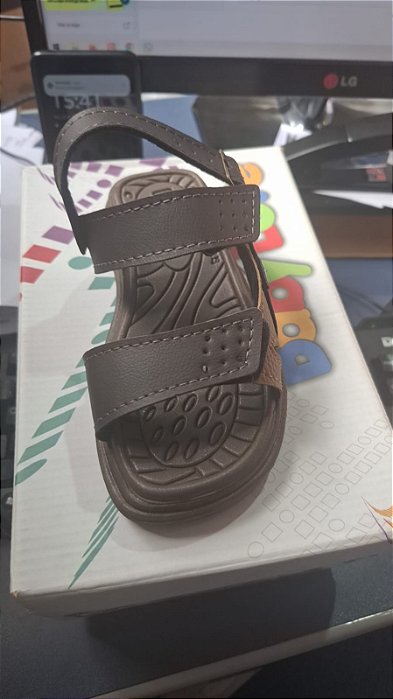 Sandália masculina baby love café/castor