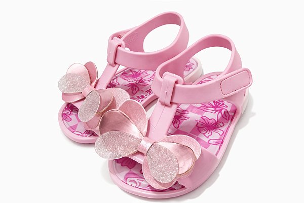 Sandalia nina colore rosa pimpolho