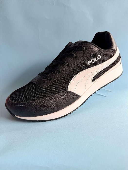 Tenis Onity Polo preteo/branco