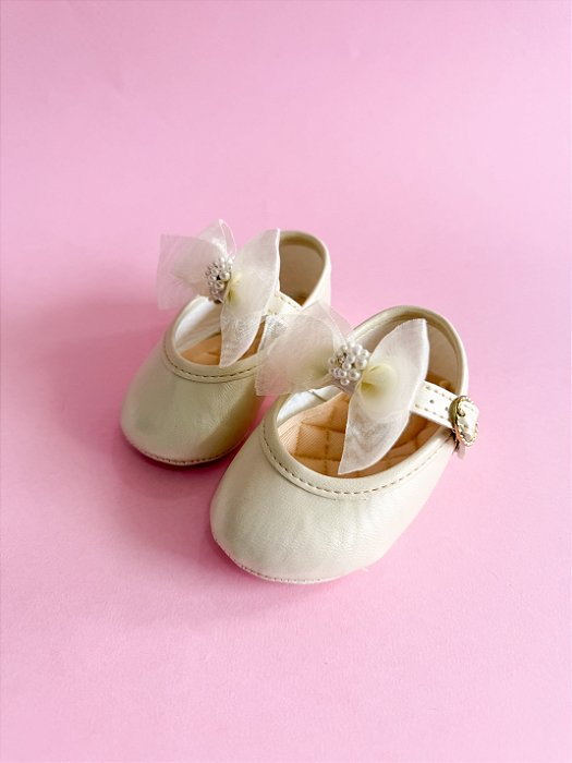 Sapatilha Filo Pimpolho dourada